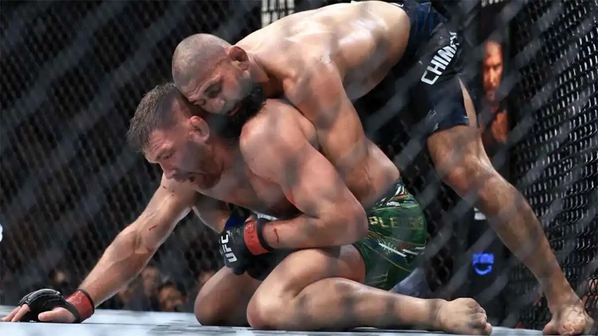 سيطرة كاملة.. حمزة شيماييف بطلا للعالم في الوزن المتوسط في UFC 319 (فيديو)