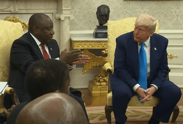Trump confronts Ramaphosa over farm murders in White House exchange