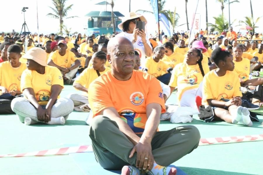 India's ancient art of yoga captures Durban