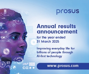 Prosus accelerates growth and profitability, with 12X improvement in  Ecommerce adjusted EBIT and 100% increase in dividend