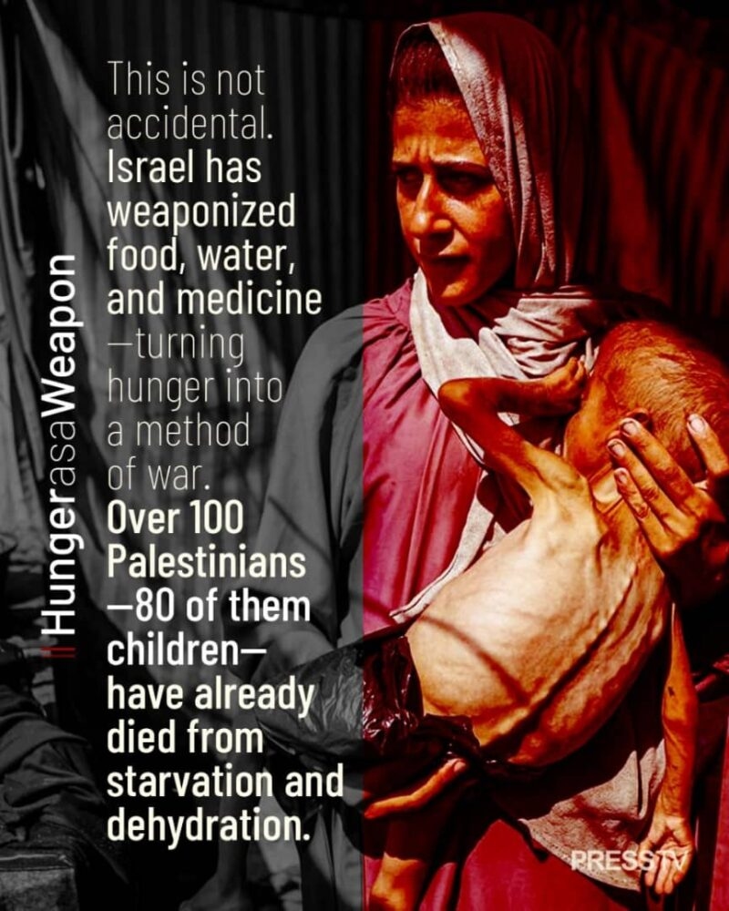 Genocide: Israel intentionally starving children to death in Gaza