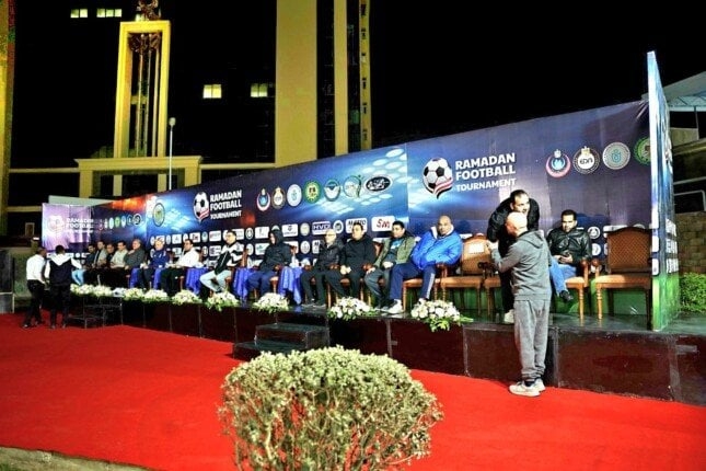 رئيس هيئة الشراء الموحد يطلق فعاليات الدورة الرمضانية لكرة القدم 2025!