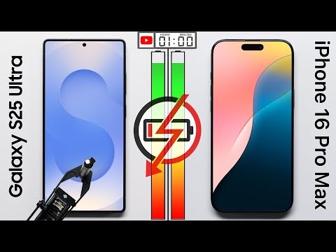 Galaxy S25 Ultra يفشل في التغلب على iPhone 16 Pro Max في اختبار عمر البطارية
