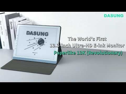 Paperlike 13K من Dasung شاشة E-ink تدعم الألوان وبمعدل تحديث 37 هرتز