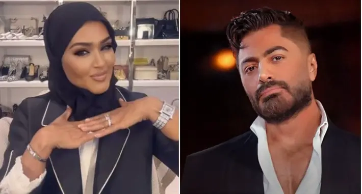 تامر حسني مباركا وعد على حجابها: ربنا يسترك وينصرك دنيا وآخرة