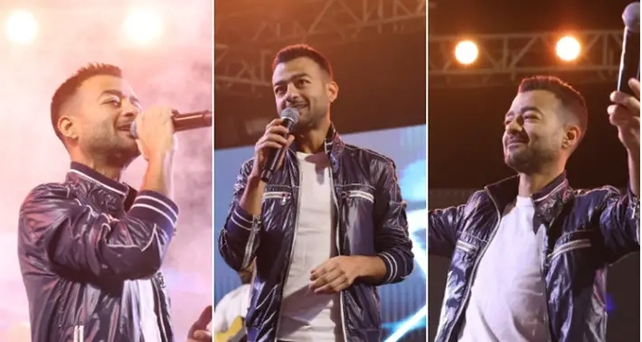 هيثم شاكر يحيي حفلا كامل العدد في الأسكندرية – صور