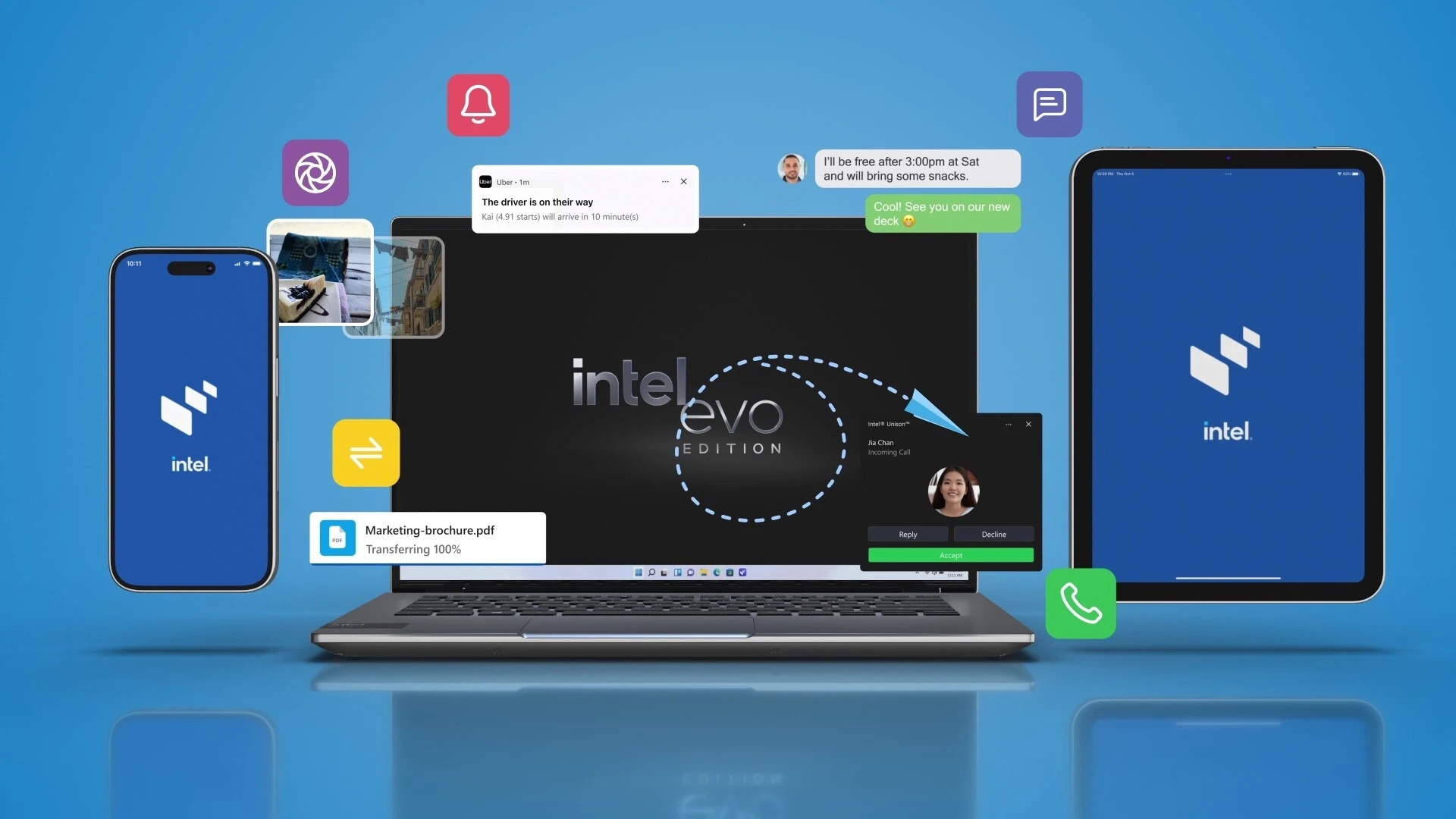 Intel توقف تطبيق Unison لربط أجهزة الحواسيب والهواتف الذكية
