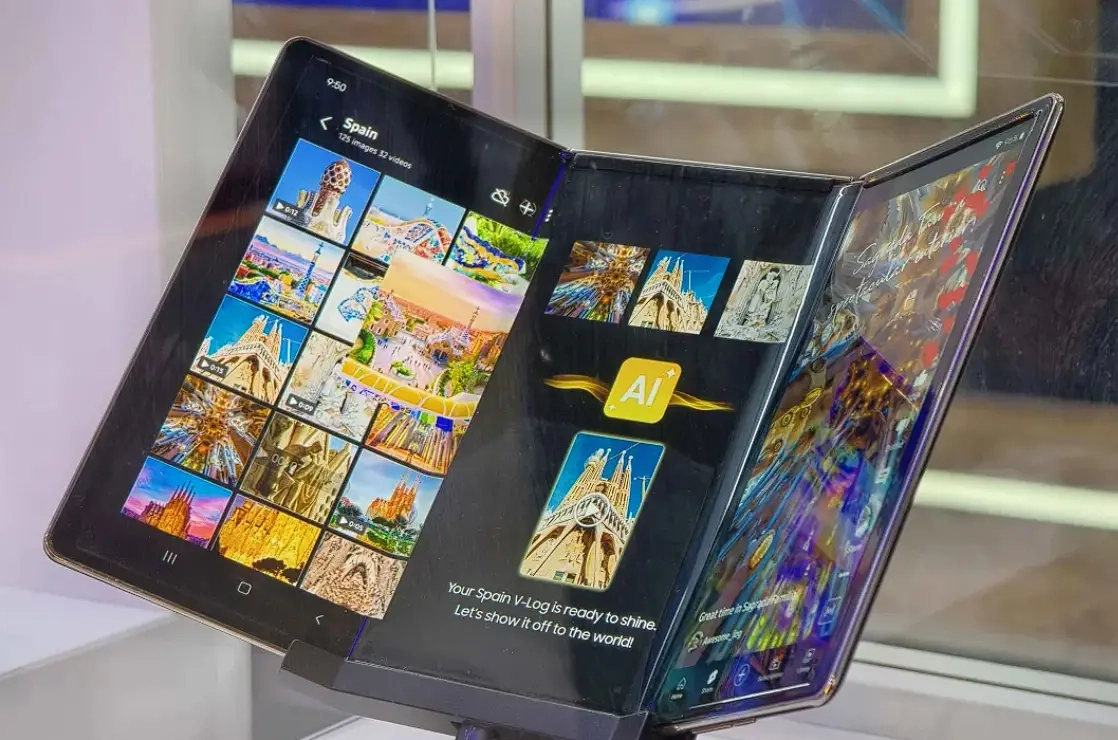 سامسونج تكشف عن نموذج Flex G المحدث في خطوة نحو اطلاق Galaxy G Fold ثلاثي الطي