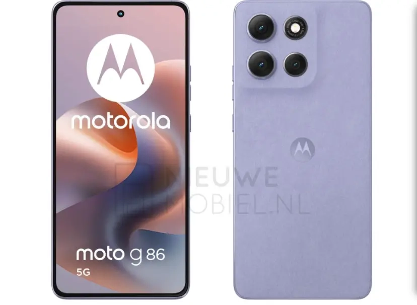 تسريب جديد يكشف تصميم Moto G86 بتغييرات جذرية مقارنة ب Moto G85