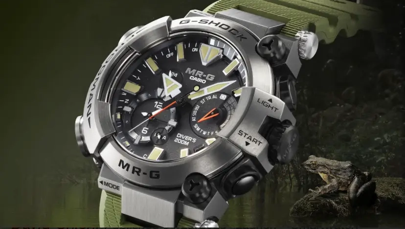 كاسيو تطلق إصدارًا فاخرًا من G-Shock Frogman مستوحى من ضفدع الجولياث الأفريقي