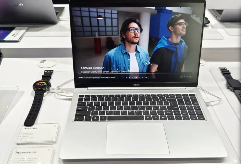 الكشف عن Megabook S16.. حاسب خفيف بقياس 16 بوصة بمعالج Core i9 وميزات ذكاء اصطناعي في معرض
