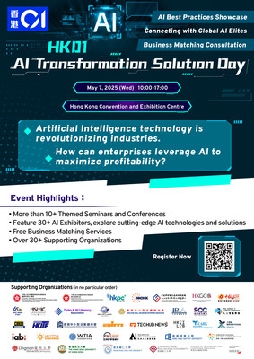 Register for Free at HK01 AI Transformation Solution Day
