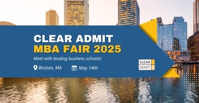 Clear Admit MBA Fair 2025 in Boston, May 14th