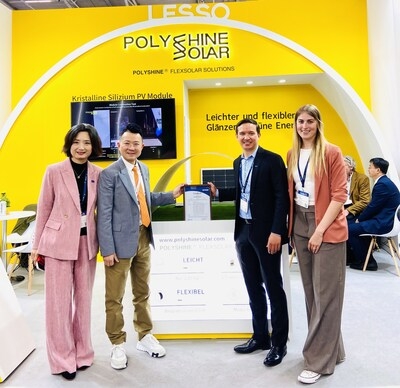 TÜV NORD-Certified to Withstand 17+ Category Hurricanes! POLYSHINE SOLAR's Lightweight Flexible PV Modules Unveiled at THE SMARTER E EUROPE