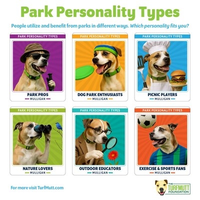 The TurfMutt Foundation Reveals Six Park Personality Types