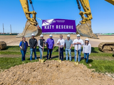 Century Communities Announces Katy Reserve Groundbreaking in the West Houston Metro