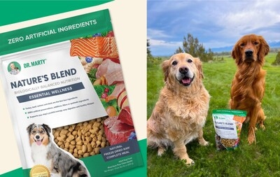 Dr. Marty Nature's Blend Essential Wellness Dog Food Surpasses 15,000 Reviews Across Multiple Platforms