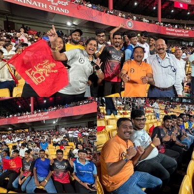 RCB vs KKR with a Twist: Rain May Have Stopped Play, But Not the Spirit – A Manipal Community Connect Moment to Remember