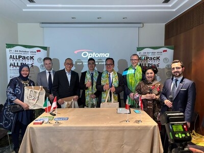 ALLPACK INDONESIA 2025: Featuring Innovations in Packaging, Plastics, Processing, Printing, Recycling & Pharmaceuticals, Strengthening Indonesia- Italy Synergy in Innovation and Sustainability