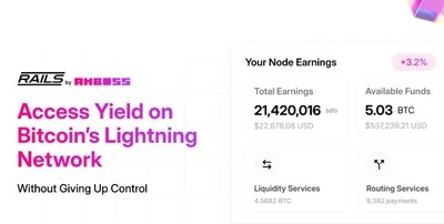 Amboss Launches Rails: Empowering Bitcoin Yield and Lightning Network Growth
