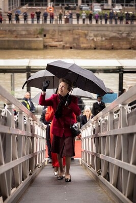 HRH Princess Royal visits Queen Anne as Cunard and Liverpool re-affirm their unique bond