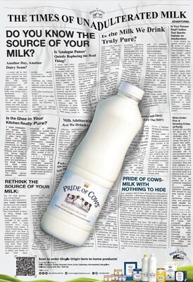 Pride of Cows' New Campaign Encourages Consumers to Ask: 'What's the Source of Your Milk?'