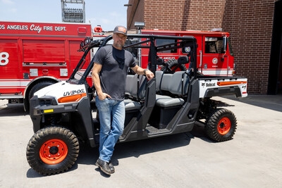 Bobcat Company and Actor and Director Josh Duhamel Give Back to the Los Angeles Fire Department