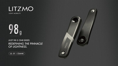 LITZMO Unveils the World's Lightest Road Carbon Crankset "UL-01" at EUROBIKE