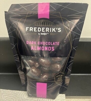 MEIJER ISSUES RECALL ON FREDERIK'S DARK CHOCOLATE ALMONDS DUE TO PRESENCE OF UNDECLARED CASHEWS