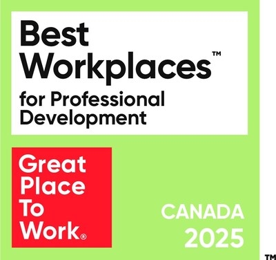 Venterra Realty Named One of the 2025 Best Workplaces For Professional Development by Great Place to Work® Canada