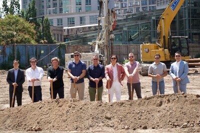 INCOCO CAPITAL, WITH PARTNERS CHARNEY COMPANIES & TAVROS, CELEBRATE THE GROUNDBREAKING OF THEIR 55-STORY SKYSCRAPER AT LIC'S COURT SQUARE