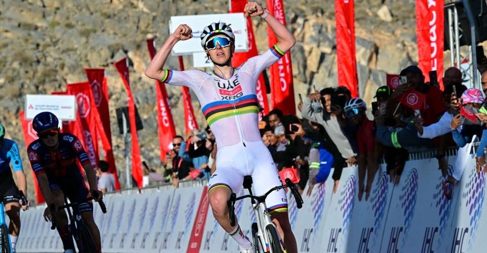 Tadej Pogačar wins stage 3 of UAE Tour