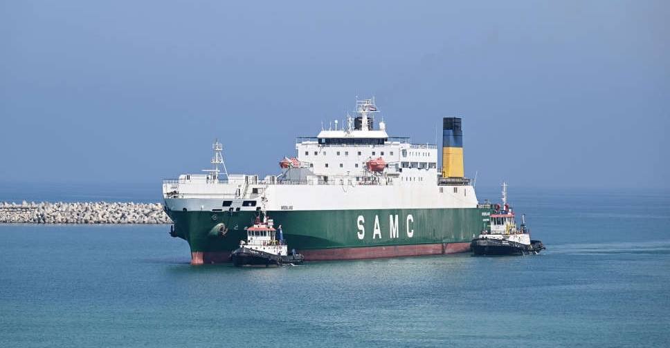 UAE aid ship for Gaza docks at Egypt's Al Arish port