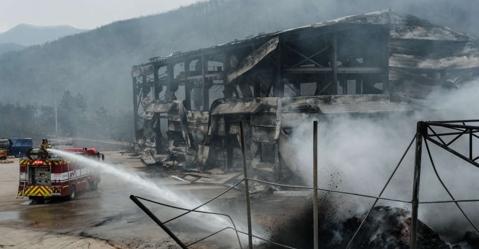 South Korea hopes to use break in weather to contain deadly wildfires