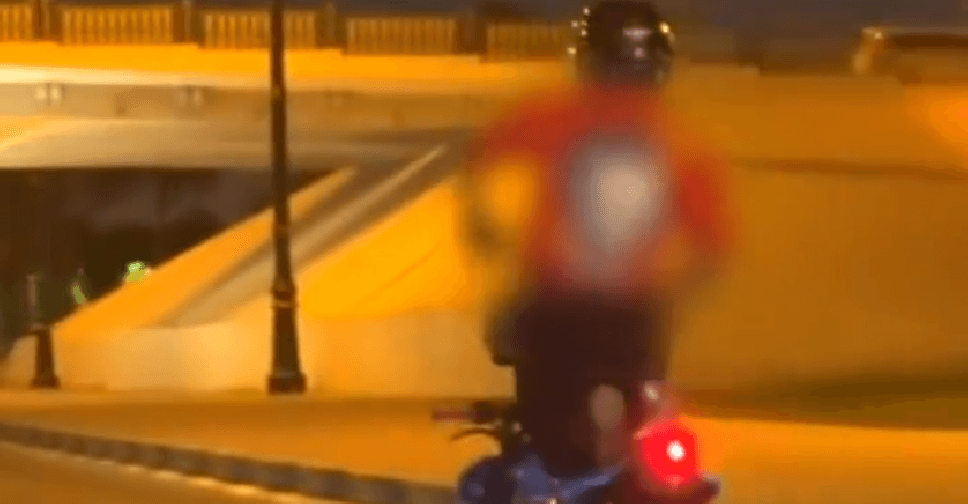 Watch: Sharjah biker arrested after viral stunt video