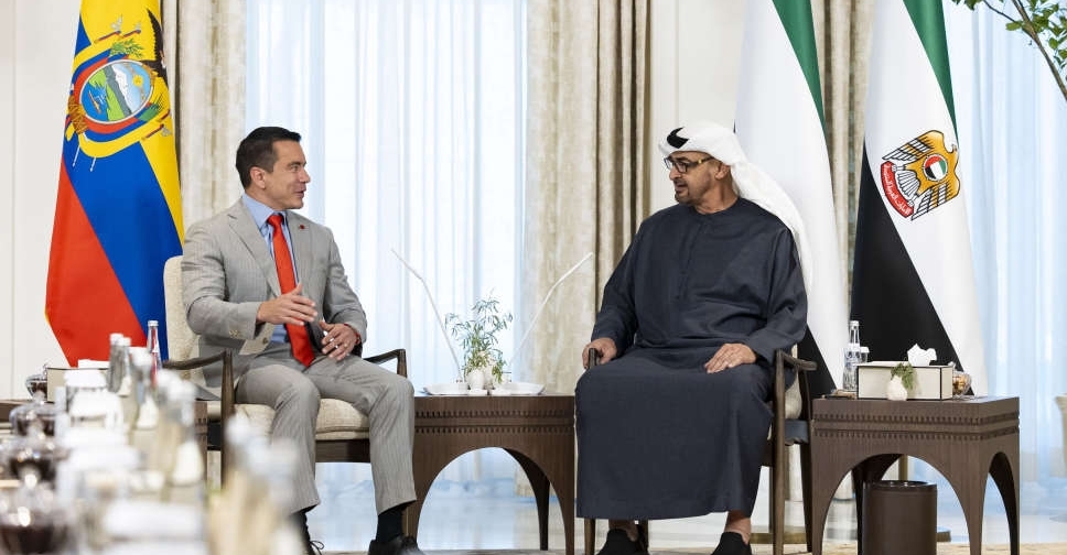 UAE President holds talks with Ecuadorian leader