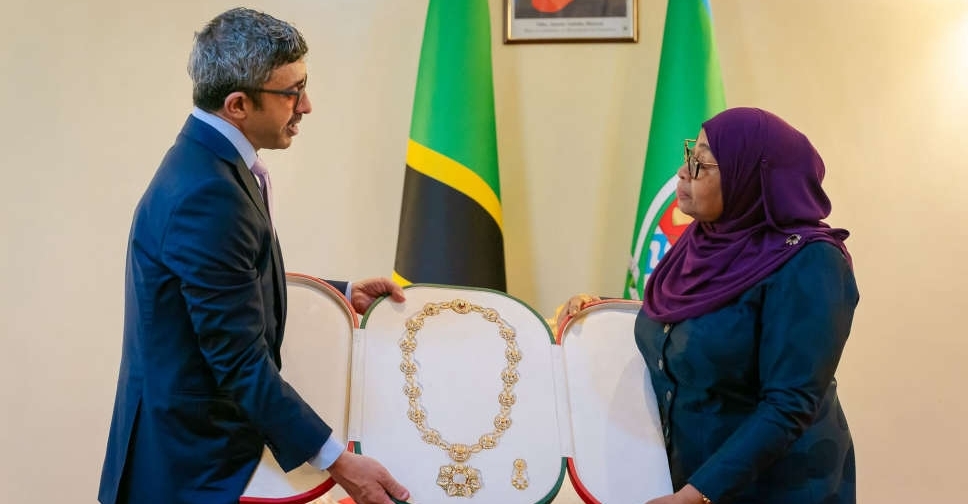 Tanzanian President receives UAE's 'Mother of Nation Order'