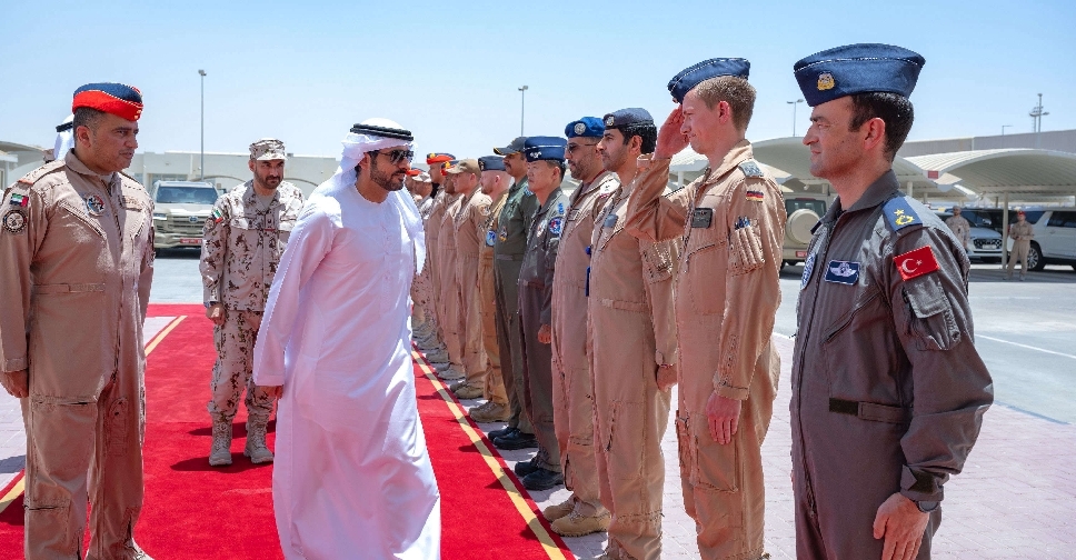 H.H. Sheikh Hamdan attends conclusion of multinational military drill