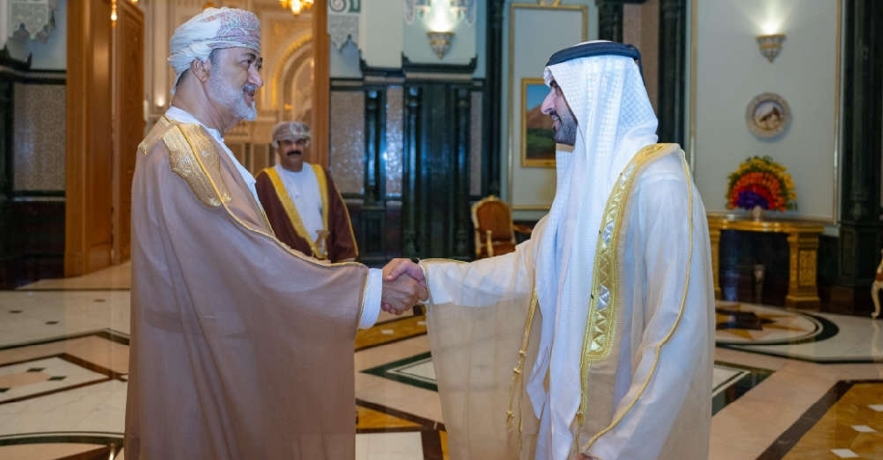 H.H. Sheikh Hamdan meets Sultan of Oman