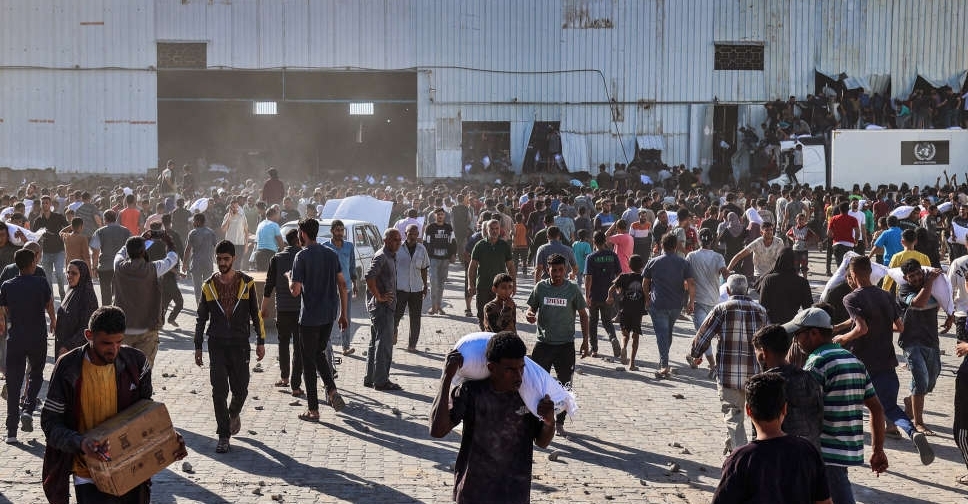 Deadly break in at UN warehouse as aid trickles into Gaza