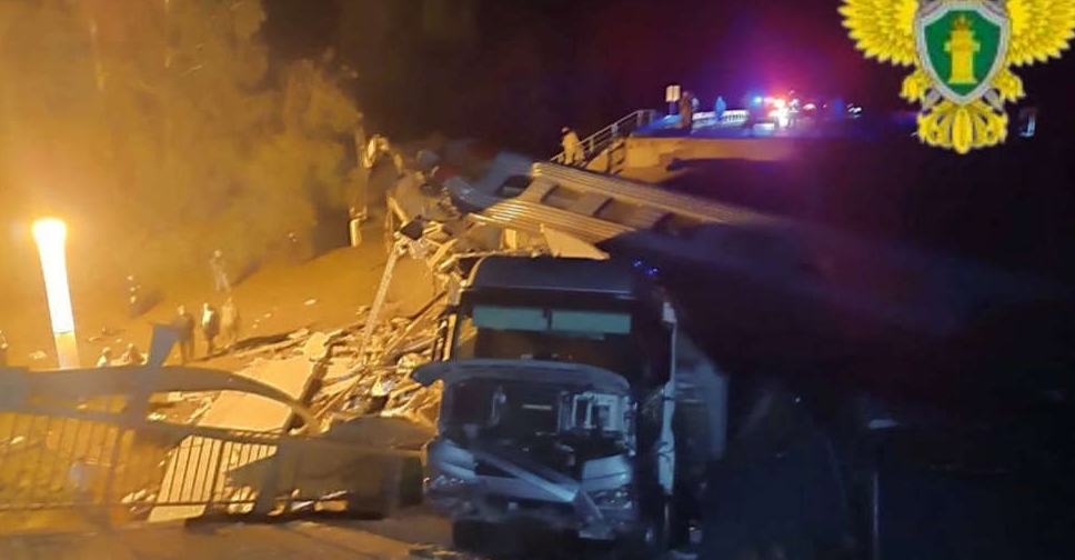At least 7 dead after bridges collapses onto passenger train in Russia