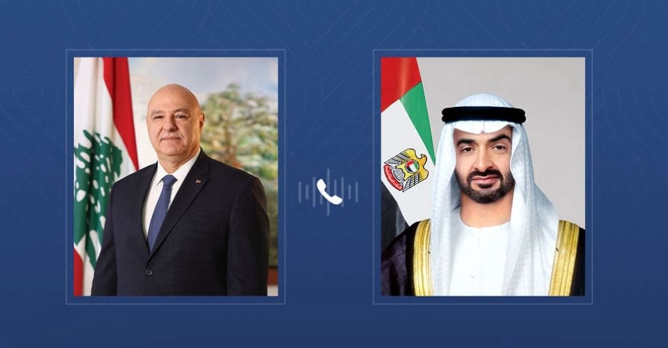 UAE, Lebanese Presidents reiterate commitment to boosting ties