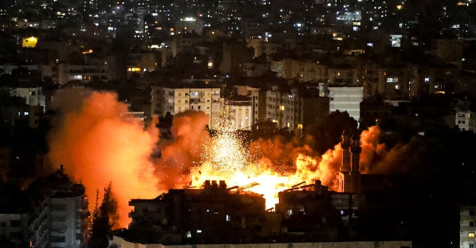 Israeli military strikes Beirut's southern suburbs