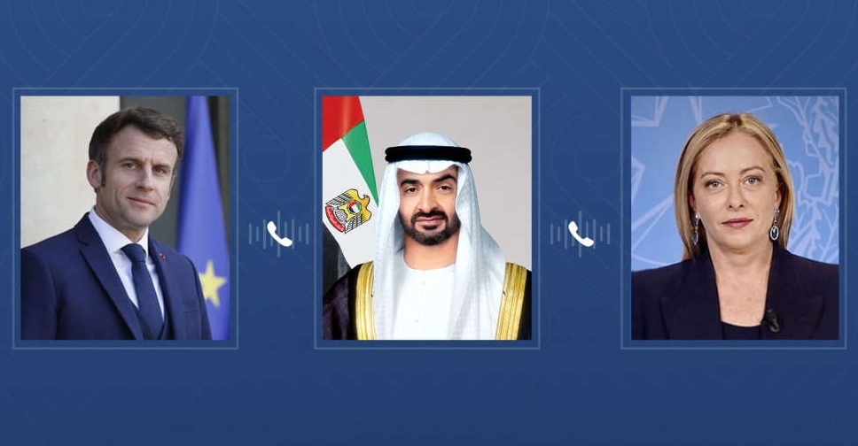UAE President discusses regional developments with French, Italian leaders