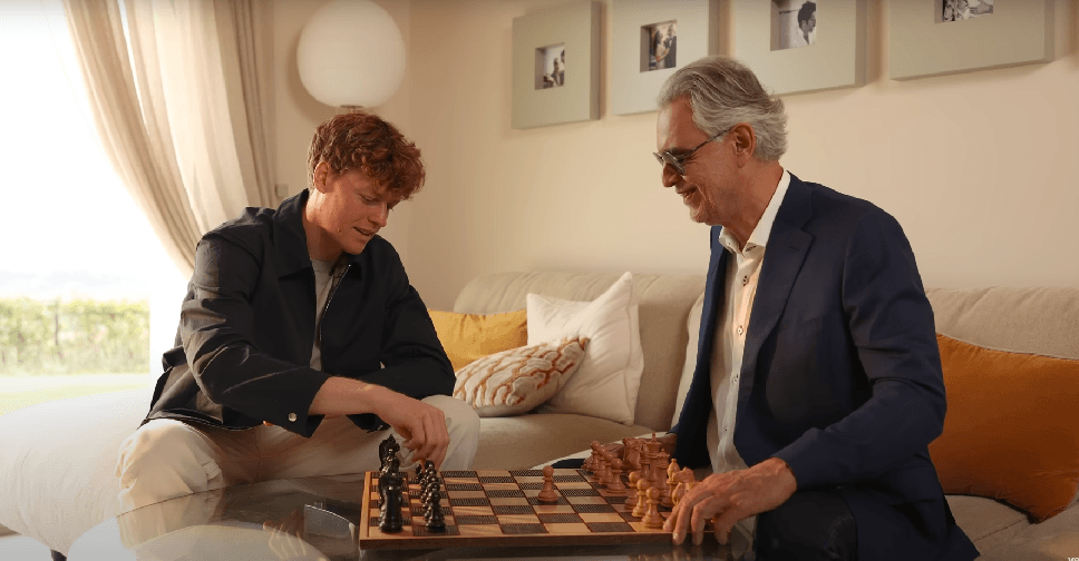Sinner and singer Bocelli strike up partnership for new single