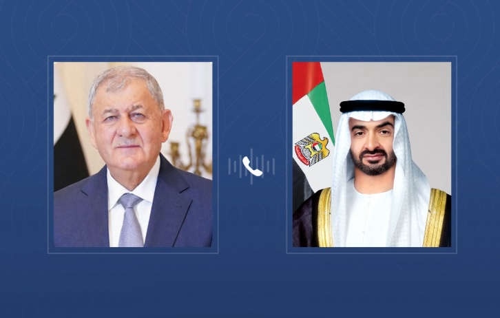 UAE, Iraqi Presidents discuss regional security