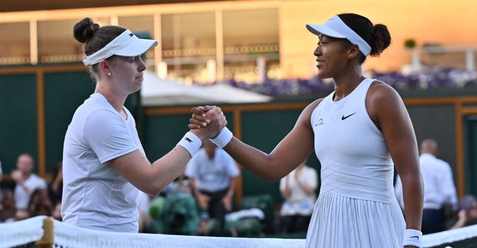 Osaka overcomes spirited Gibson to reach Wimbledon second round