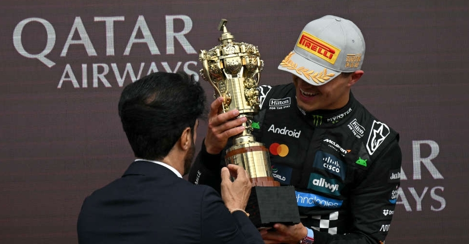 F1 drivers given trophies made of LEGO at British GP
