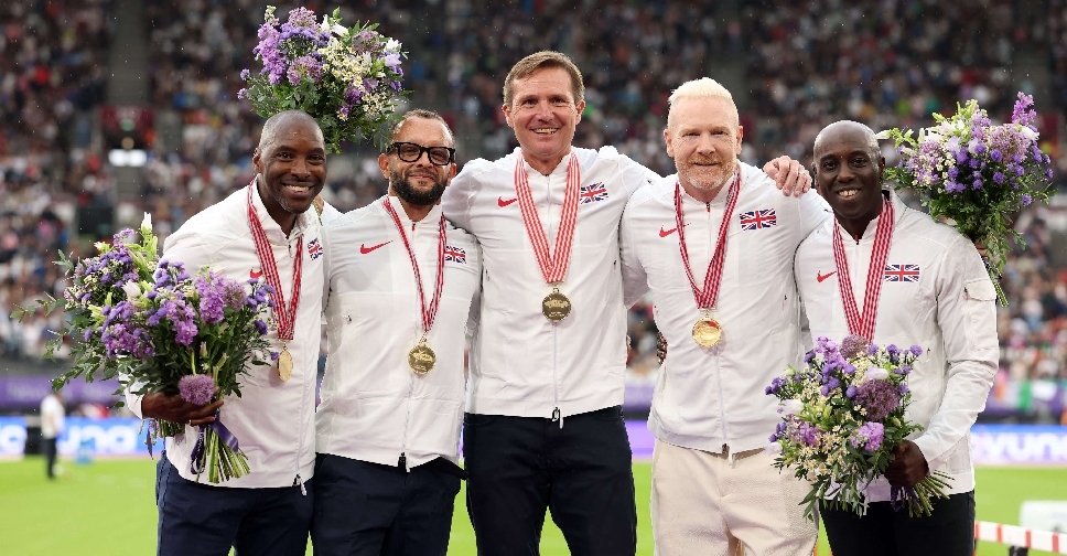 British men collect world relay golds 28 years late