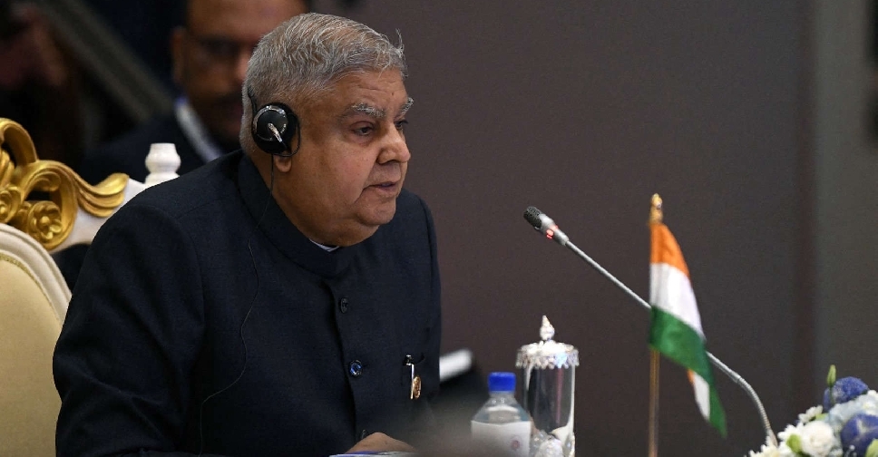 India's Vice President announces resignation